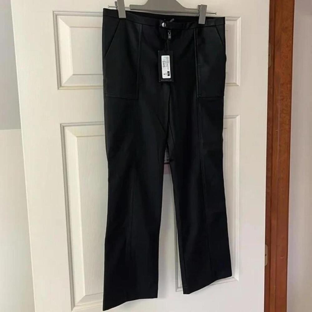 David lerner vegan leather pant